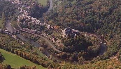 Château vu du ciel