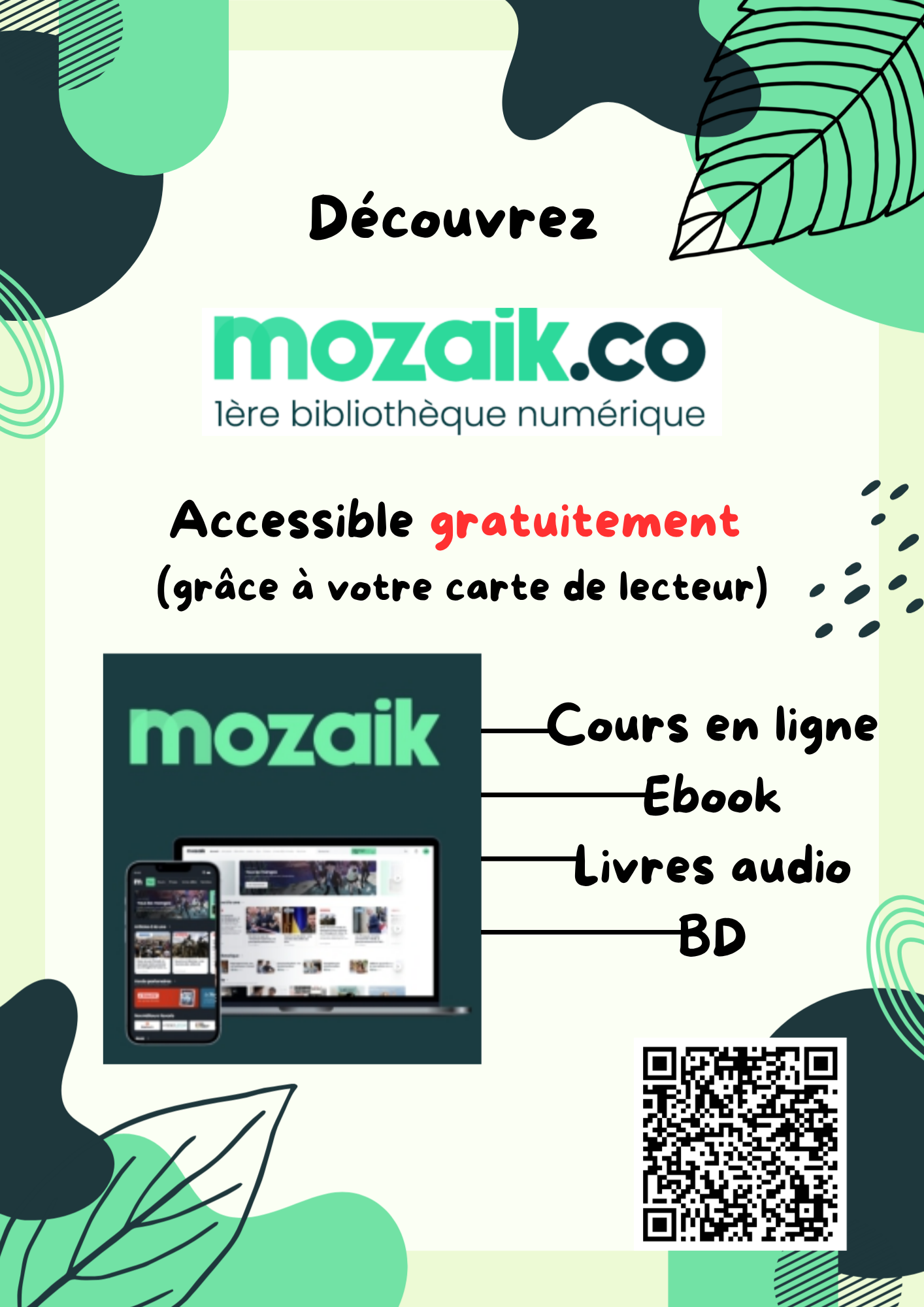 Lire la suite à propos de l’article Découvrez Mozaik : votre bibliothèque numérique gratuite !